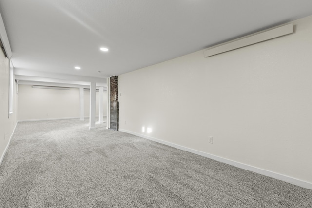 interior space featuring carpet floors