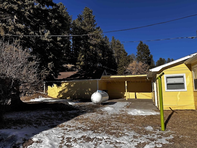 133 Pine Ave, Hill City, SD 57745 - view of snow covered property