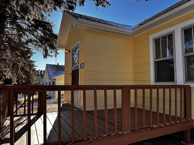133 Pine Ave, Hill City, SD 57745 - view of wooden terrace