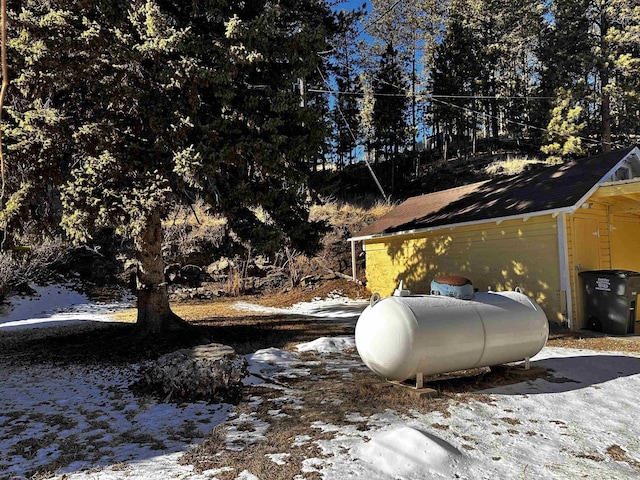 133 Pine Ave, Hill City, SD 57745 - view of snowy yard