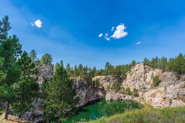 view of nature featuring a water view