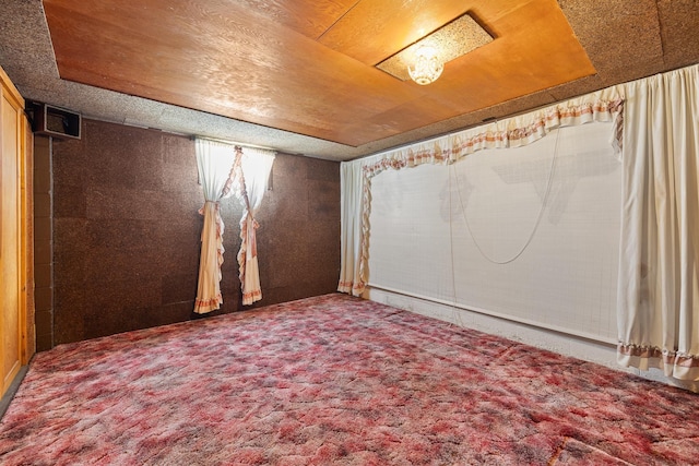 interior space featuring carpet