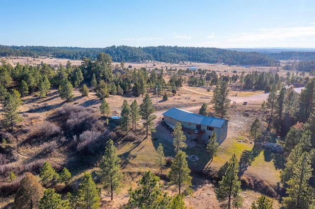 drone / aerial view featuring a rural view