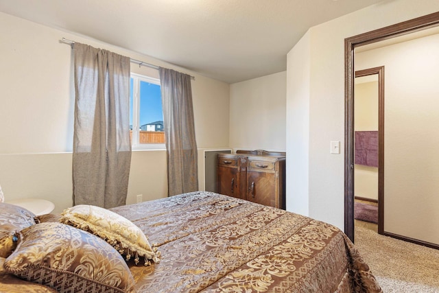 bedroom featuring carpet floors