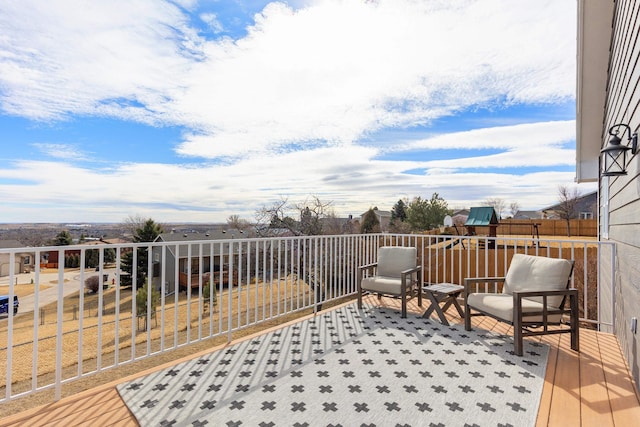 3418 Gray Fox Ct, Rapid City, SD 57701 - view of wooden terrace