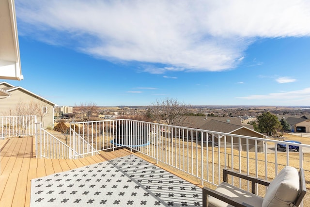 3418 Gray Fox Ct, Rapid City, SD 57701 - deck with a residential view