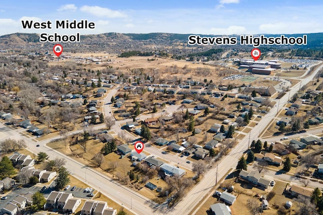4320 Circle Dr, Rapid City, SD 57702 - bird's eye view