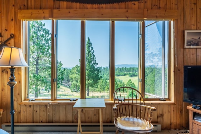 sunroom / solarium with a wealth of natural light