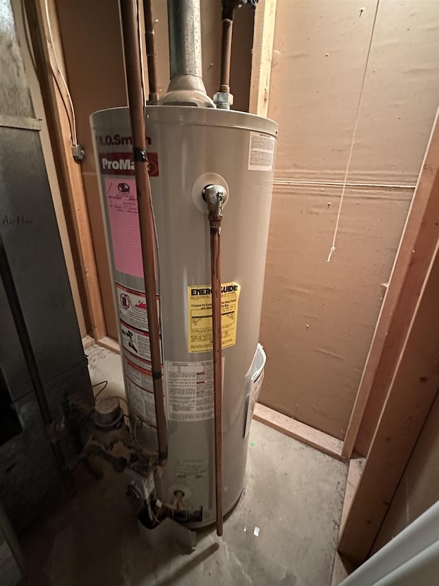 utilities with gas water heater