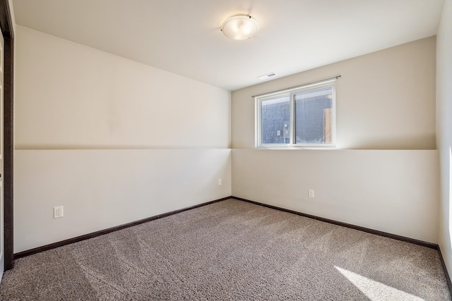 427 Diamond Ridge Blvd, Rapid City, SD 57703 - carpeted spare room with visible vents and baseboards