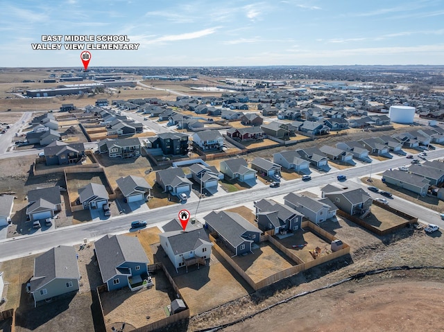 427 Diamond Ridge Blvd, Rapid City, SD 57703 - bird's eye view featuring a residential view