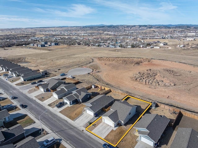 427 Diamond Ridge Blvd, Rapid City, SD 57703 - drone / aerial view with a residential view