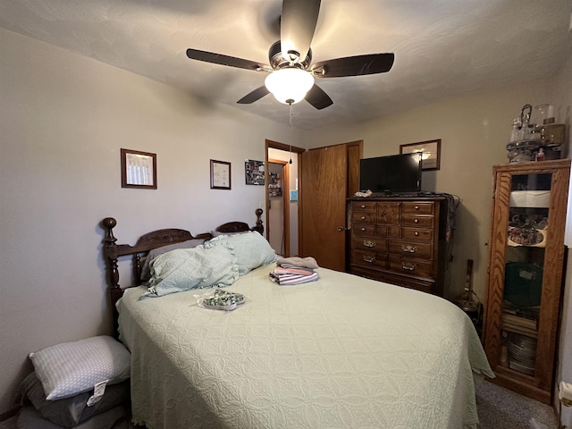 109 David Dr, Sturgis, SD 57785 - bedroom featuring a closet and a ceiling fan