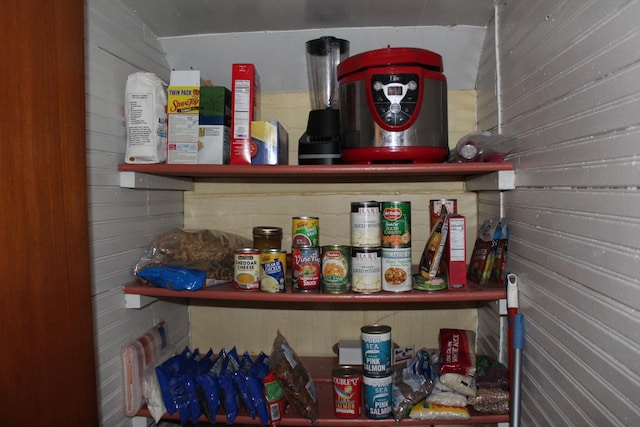 view of pantry