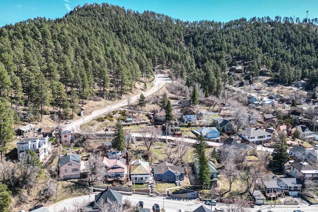 41 Taylor Ave, Deadwood, SD 57732 - bird's eye view featuring a residential view and a forest view
