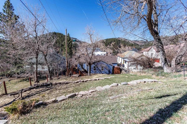 41 Taylor Ave, Deadwood, SD 57732 - view of yard with a mountain view