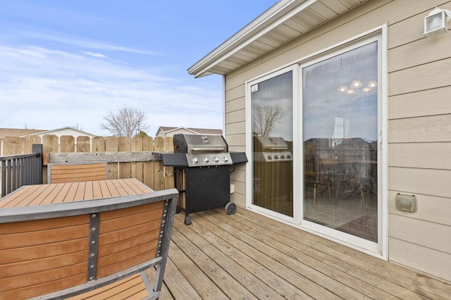 3370 Remington Rd, Rapid City, SD 57703 - wooden deck featuring grilling area