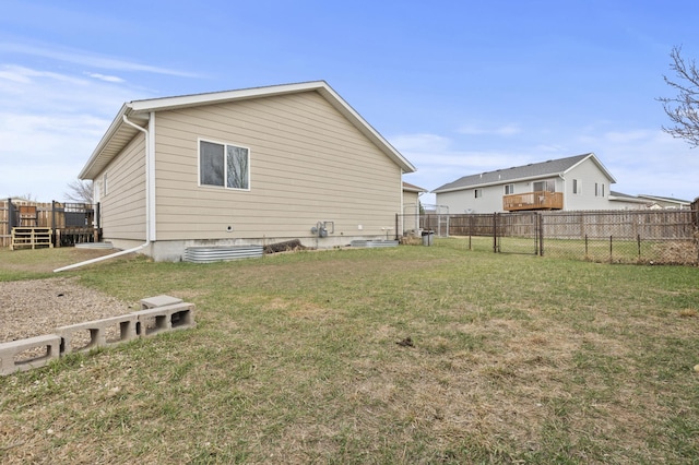 3370 Remington Rd, Rapid City, SD 57703 - back of house featuring fence, a deck, and a yard