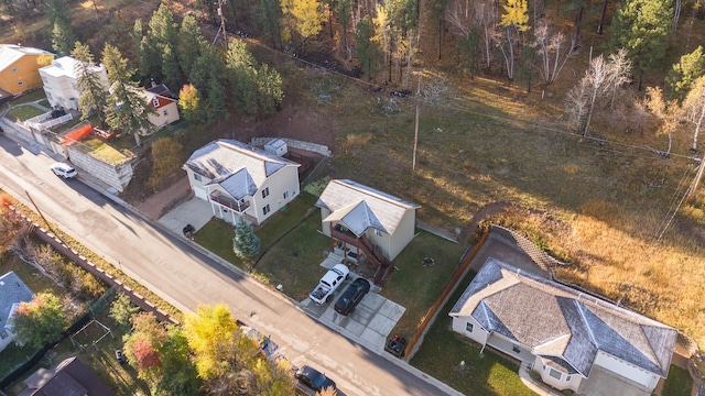 bird's eye view featuring a residential view