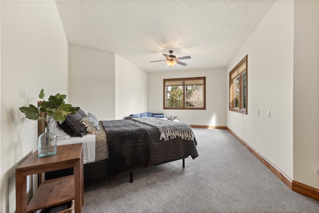 2724 Diamond Oak Pl, Rapid City, SD 57702 - bedroom featuring carpet floors, baseboards, and ceiling fan