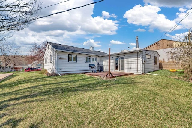 1106 Allen St, Rapid City, SD 57701 - rear view of property featuring a lawn