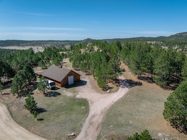 11583 Pay Dirt Pass, Custer, SD 57730 - bird's eye view with a view of trees