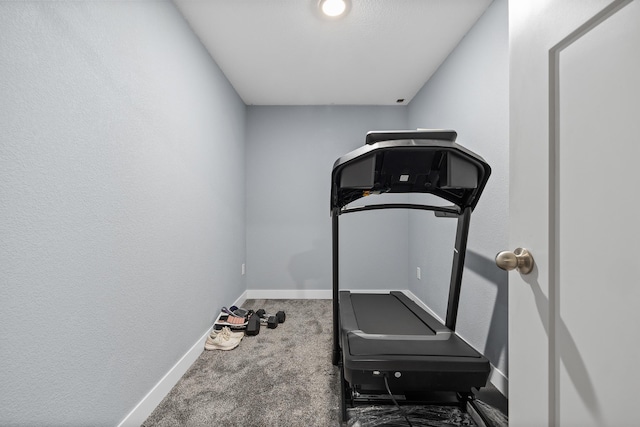3818 W Main St, Rapid City, SD 57702 - workout area featuring carpet floors and baseboards
