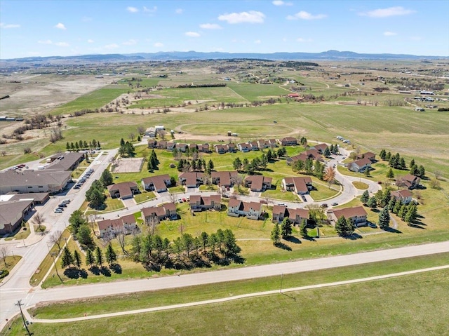 16A Statesboro Dr, Belle Fourche, SD 57717 - aerial view of property's location with rural landscape and a mountainous background