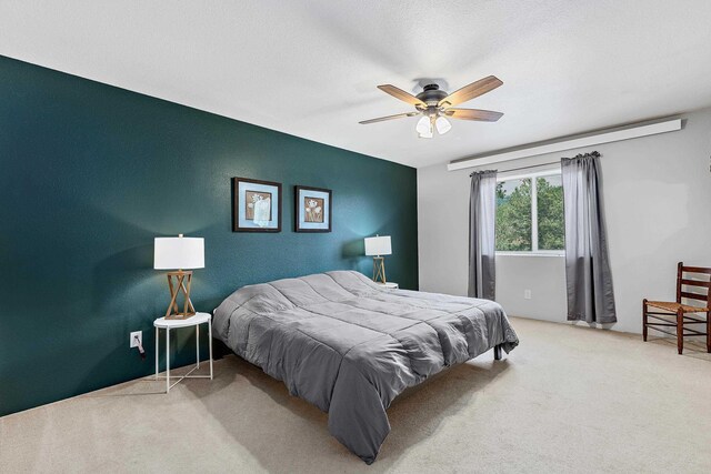 12634 Robins Roost Rd, Hill City, SD 57745 - bedroom featuring carpet floors and ceiling fan