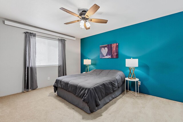 12634 Robins Roost Rd, Hill City, SD 57745 - bedroom featuring carpet floors and a ceiling fan