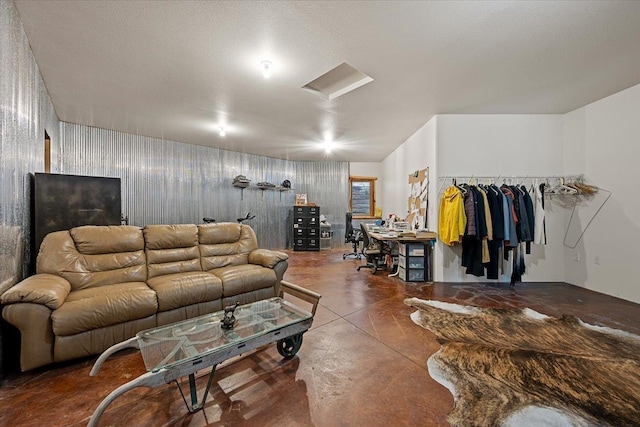 20097 Higgins Gulch Rd, Spearfish, SD 57783 - living room featuring concrete floors