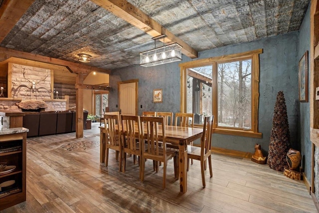 20097 Higgins Gulch Rd, Spearfish, SD 57783 - dining room with wood finished floors
