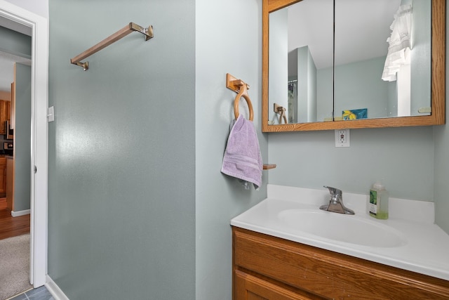 full bathroom with vanity