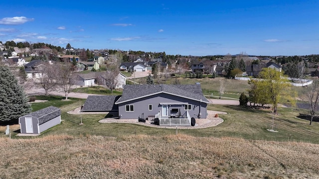 5341 Scrub Oak Cir, Rapid City, SD 57702 - birds eye view of property featuring a residential view