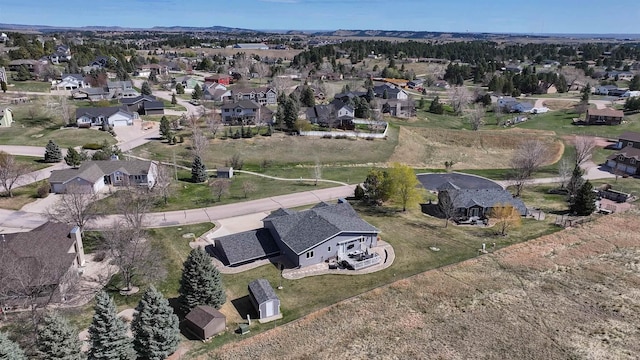 5341 Scrub Oak Cir, Rapid City, SD 57702 - drone / aerial view featuring a residential view