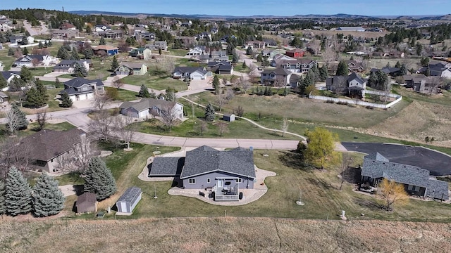 5341 Scrub Oak Cir, Rapid City, SD 57702 - drone / aerial view featuring a residential view