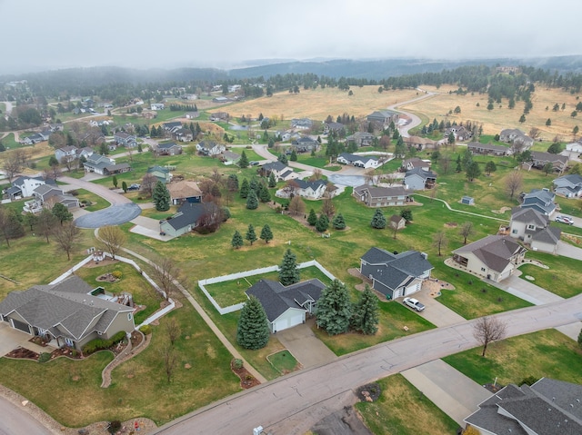 bird's eye view featuring a residential view