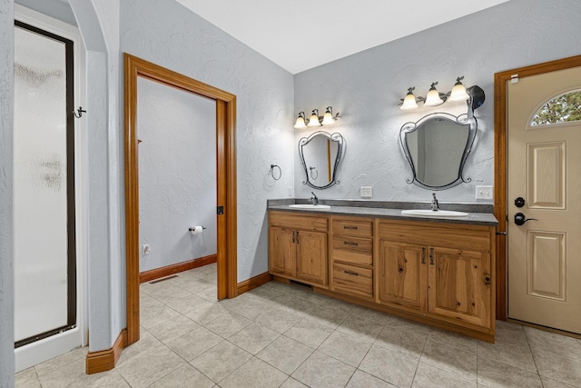25189 Steckelberg Valley Rd, Custer, SD 57730 - bathroom with a textured wall and a sink