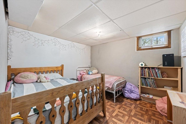 2042 12th Ave, Belle Fourche, SD 57717 - bedroom featuring a drop ceiling