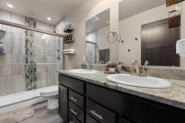 6461 Receda St, Rapid City, SD 57703 - bathroom with a sink and a stall shower