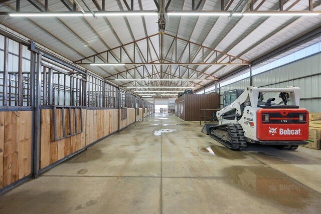 view of horse barn