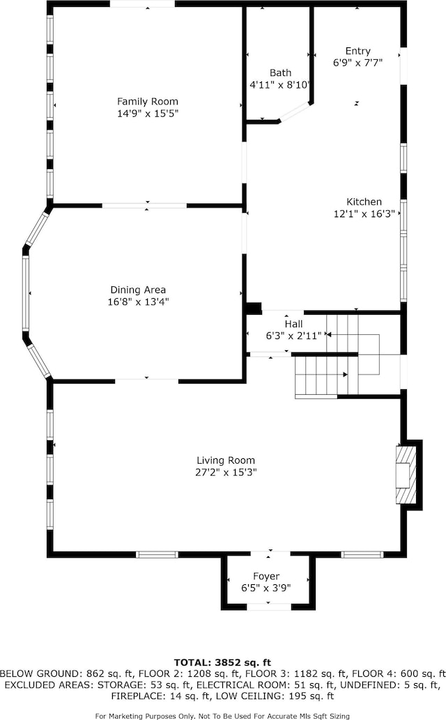1019 Fulton St, Rapid City, SD 57701 - floor plan