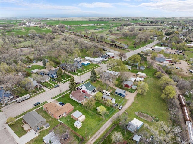 1112 Elkhorn St, Belle Fourche, SD 57717 - bird's eye view with a residential view
