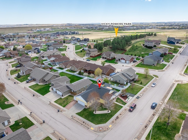 971 Northridge Dr, Rapid City, SD 57701 - bird's eye view featuring a residential view