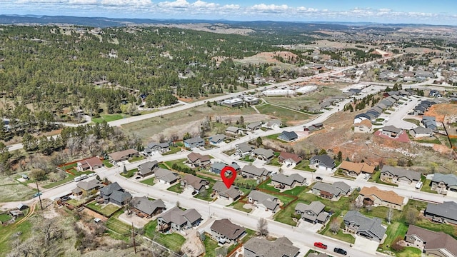 2940 Motherlode Dr, Rapid City, SD 57702 - drone / aerial view with a residential view