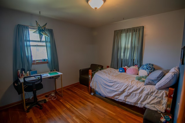 2608 Maple Ave, Rapid City, SD 57701 - bedroom featuring baseboards and wood finished floors