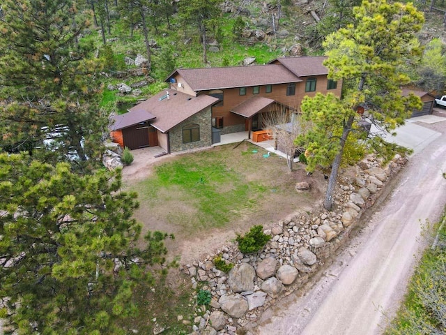 1245 Pine Cone Ln, Rapid City, SD 57701 - view from above of property