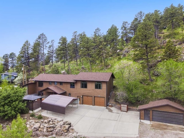 1245 Pine Cone Ln, Rapid City, SD 57701 - view of front of property featuring an attached garage