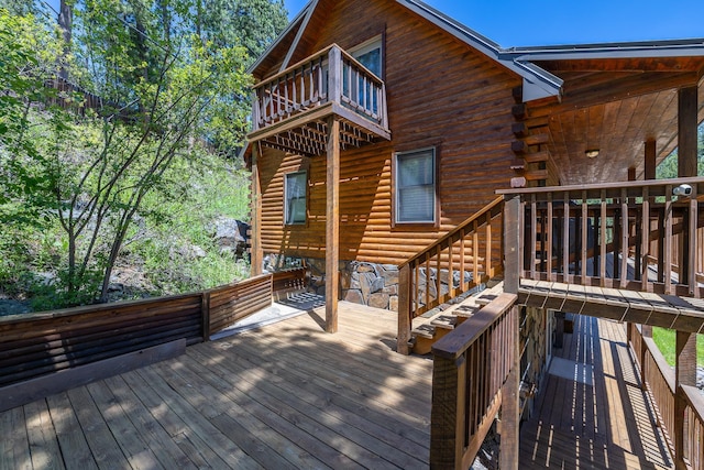 view of deck