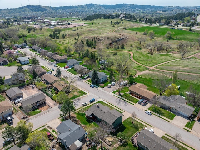 4202 Mary Dr, Rapid City, SD 57702 - aerial view of property's location with nearby suburban area and mountains